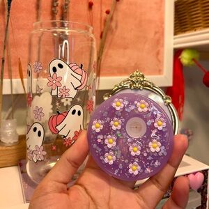 Glass tumblr cup⭐️ 20oz